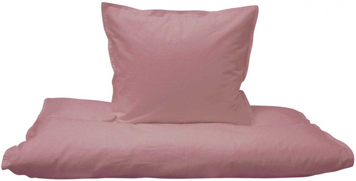 Norvi Group Hoeslaken set Cozy Katoen 2-delig - Lichtroze