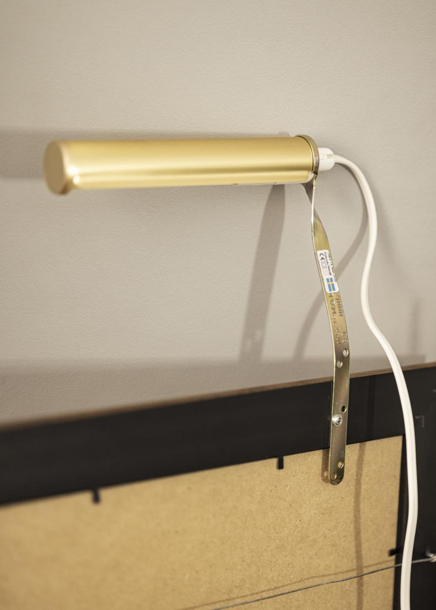 Eklunds metall Eklunds Art 1 voor lijstbreedte 17-40 cm schilderijverlichting - Messing