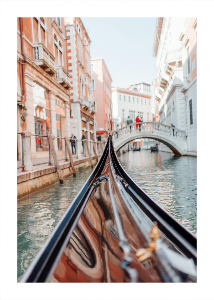 Bildverkstad Gondola in Venice Poster