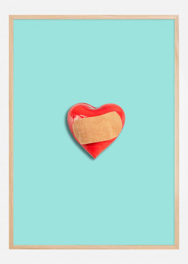 Bildverkstad Band-aid on My Heart Poster