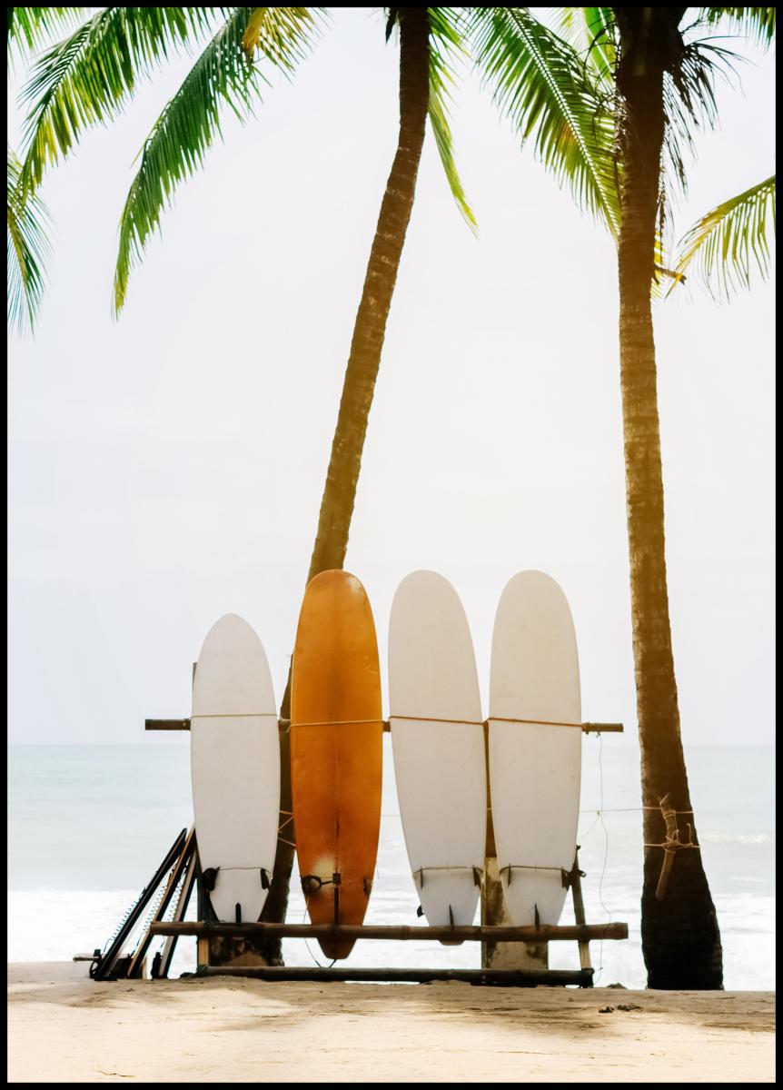 Lagervaror egen produktion Surf Boards Poster