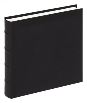 Walther Walther Fotoalbum Classic Zwart - 26x25 cm (60 Witte zijden / 30 bladen)