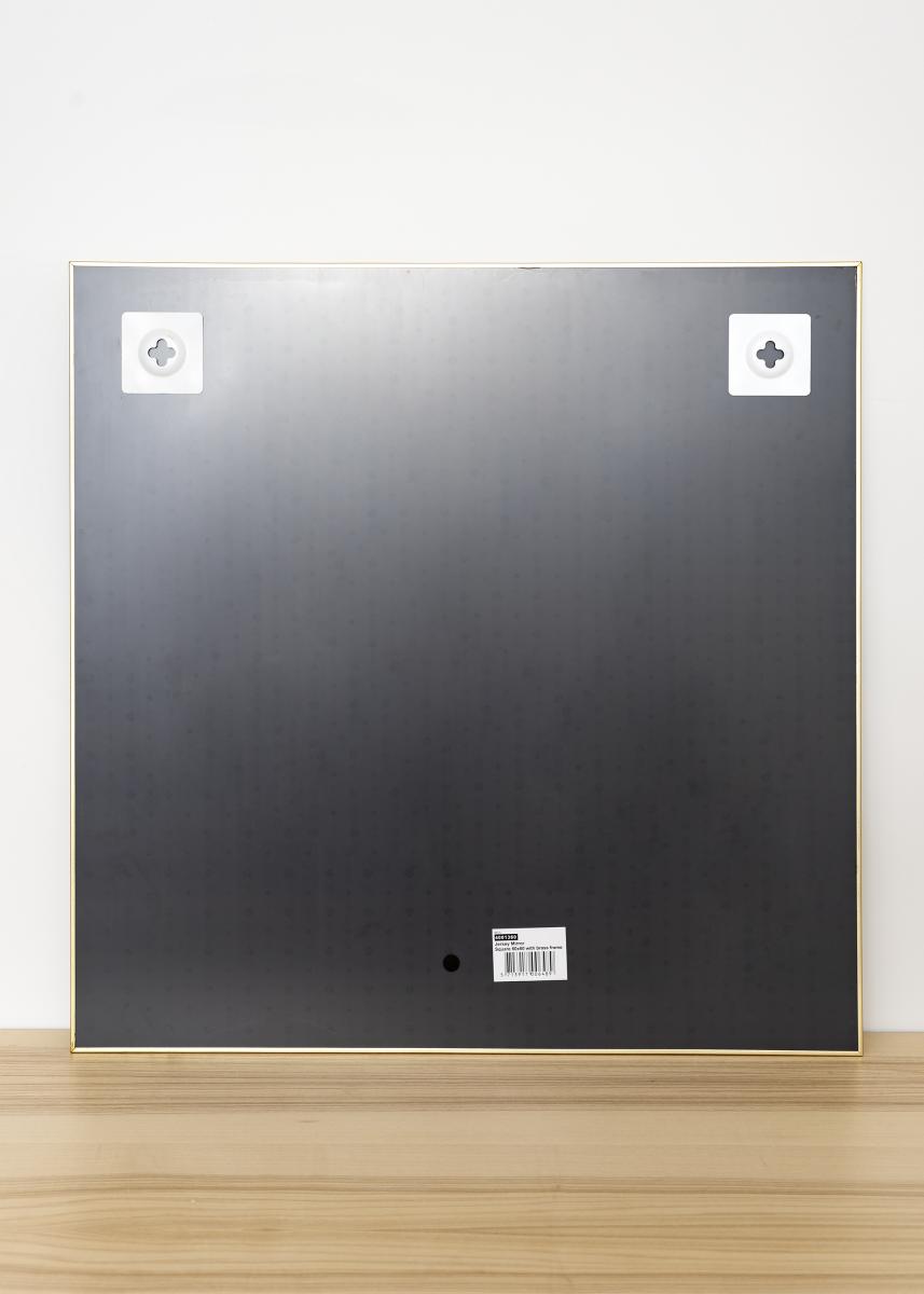 KAILA KAILA Square Mirror - Thin Brass 40x40 cm