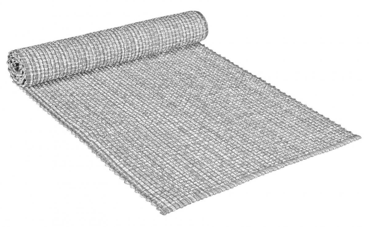 Fondaco Tafelloper Dixie - Staalgrijs 35x120 cm