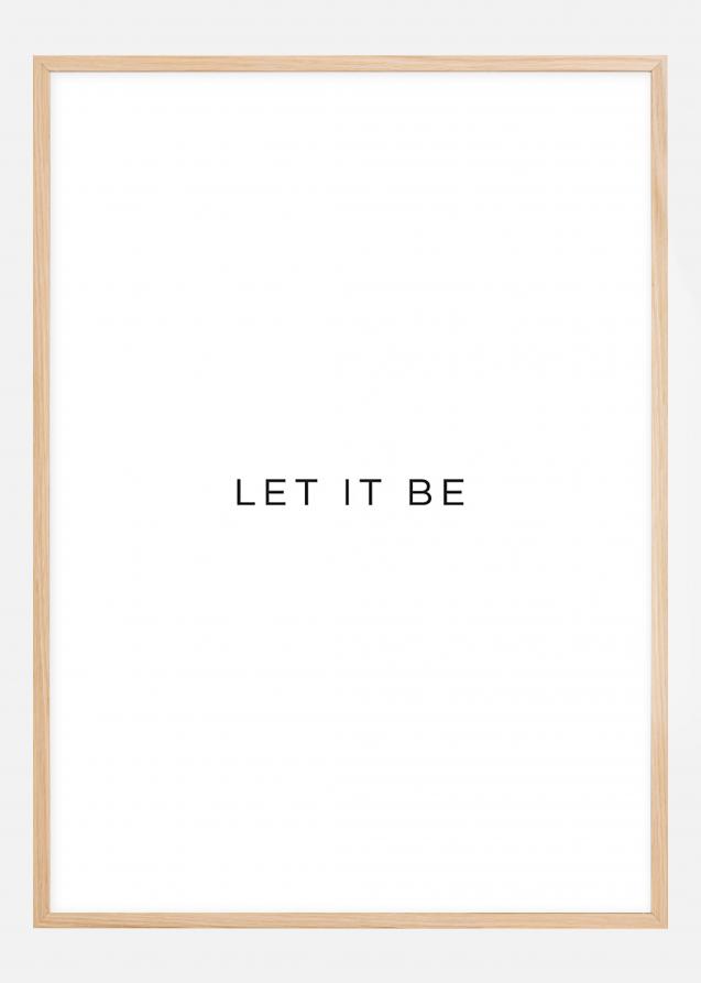 Bildverkstad Let it be Poster