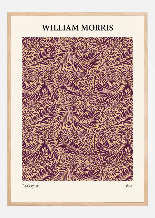 Bildverkstad William Morris - Larkspur 6 Poster