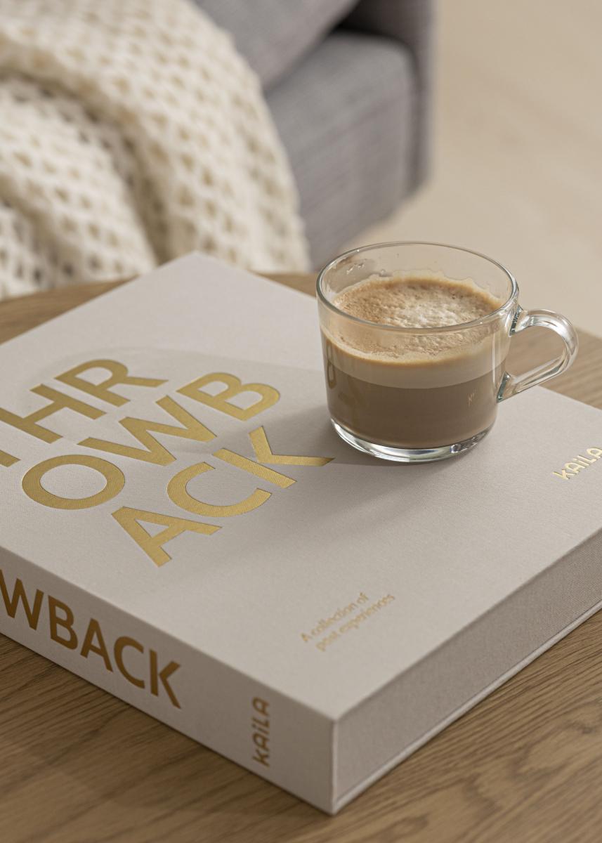 KAILA KAILA THROWBACK Cream - Coffee Table Photo Album (60 Zwarte zijden)