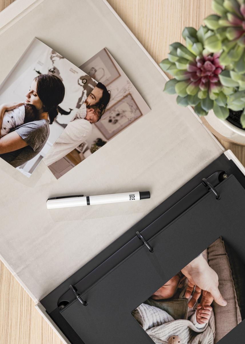 KAILA KAILA THROWBACK Cream - Coffee Table Photo Album (60 Zwarte zijden)