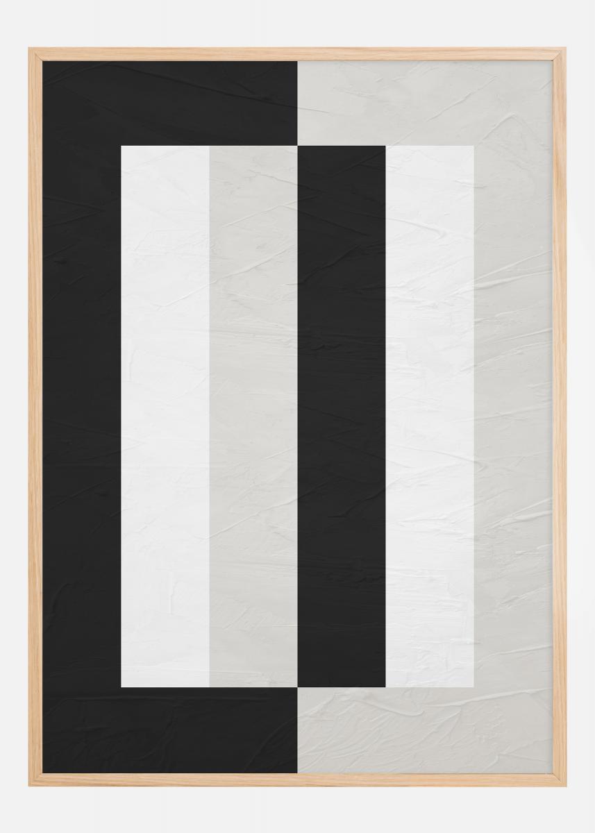 Bildverkstad Black and White Line Art l Poster