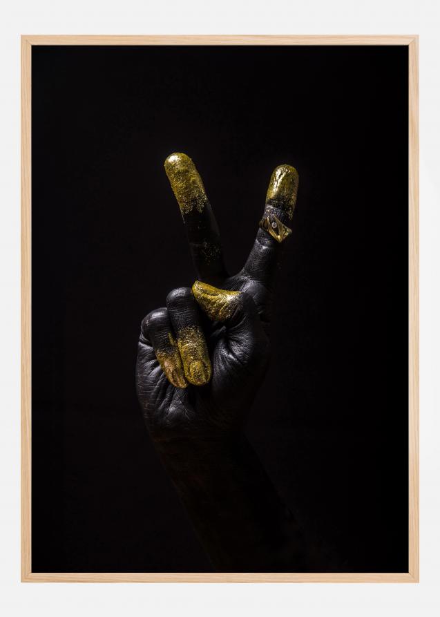 Bildverkstad Golden Hands III Poster
