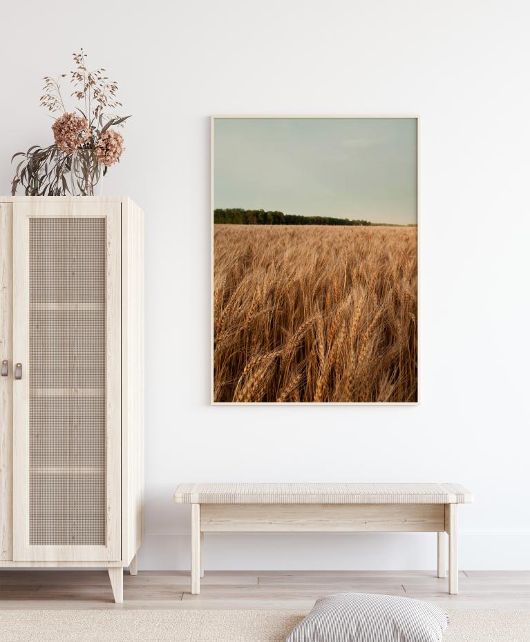 Bildverkstad Large Wheat Field Poster