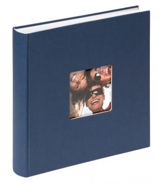 Walther Fun Album Blauw - 30x30 cm (100 Witte zijden / 50 bladen)