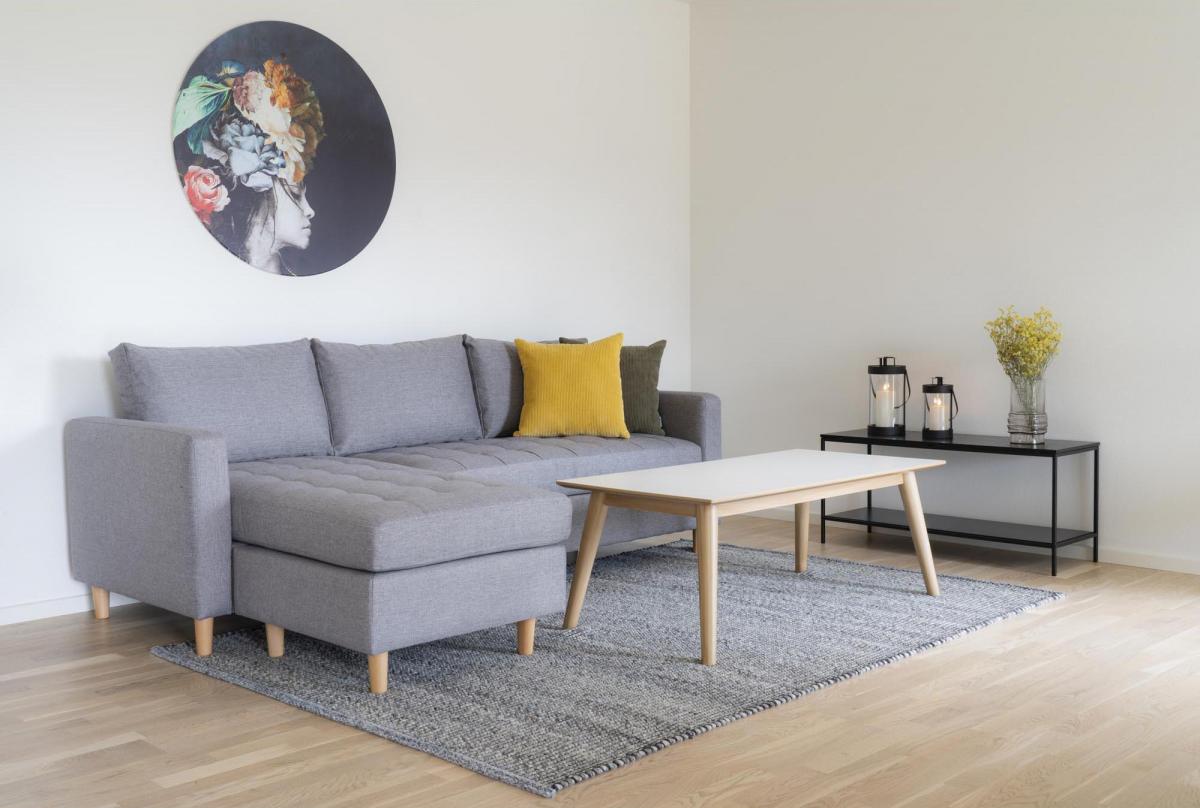 House Nordic Salontafel Copenhagen 60x120 cm - Wit/Hout