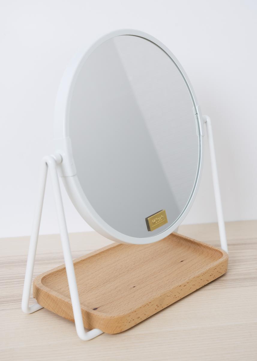 Hübsch Tafelspiegel Tray Wit