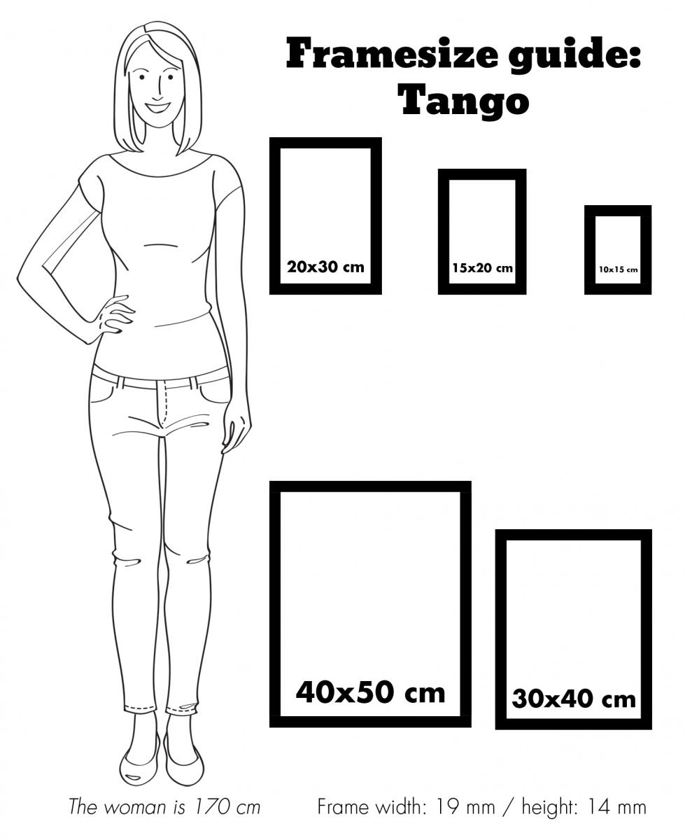 Focus Fotolijst Tango Wood Staal - 13x18 cm