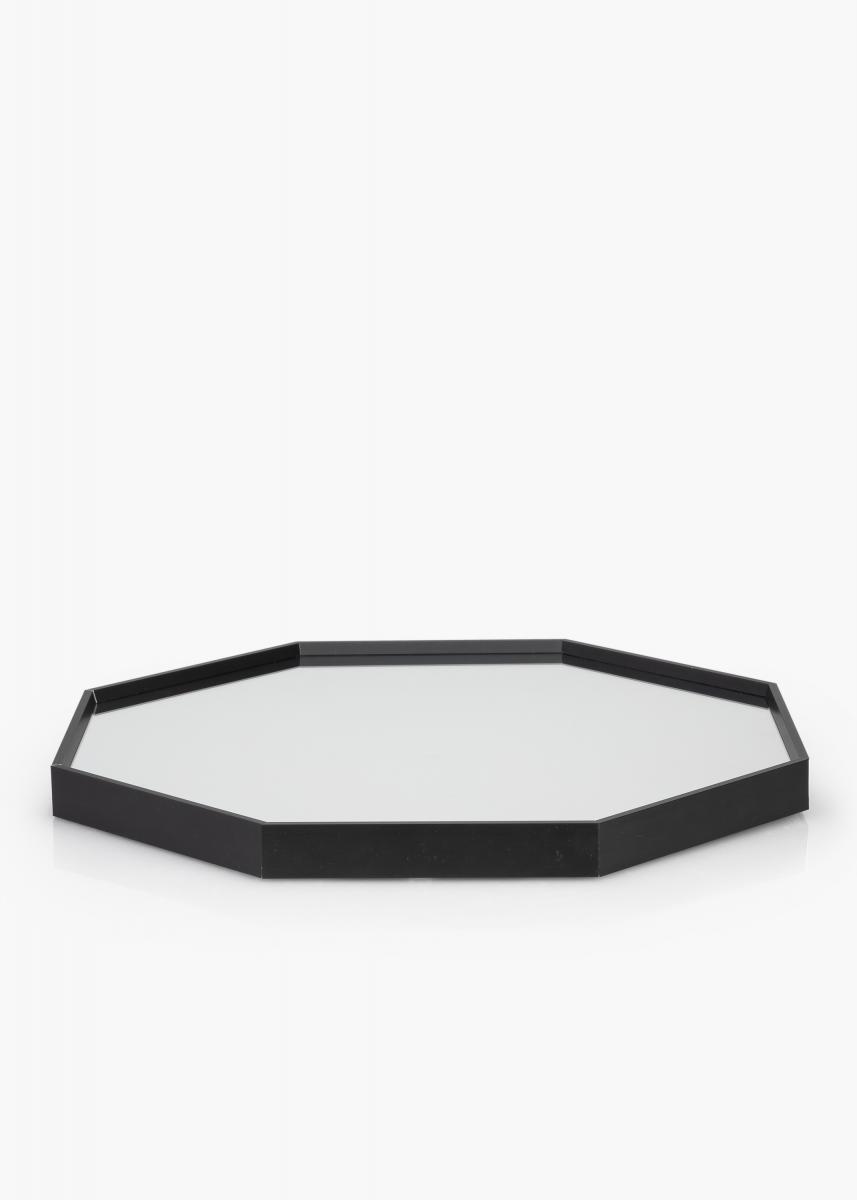 KAILA KAILA Spiegel Octagon Zwart 70 cm Ø
