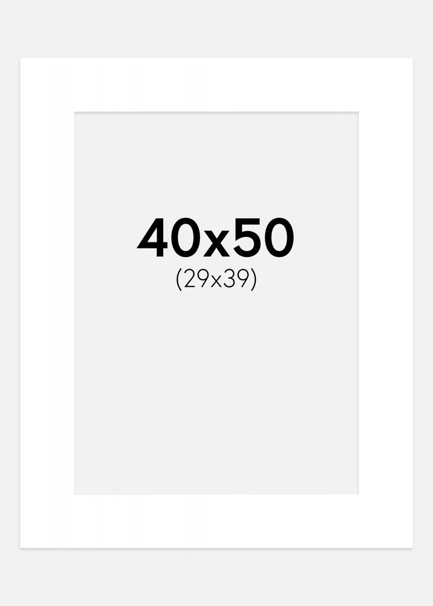 Galleri 1 Passe-partout Super Wit (Witte Kern) 40x50 cm (29x39 cm)