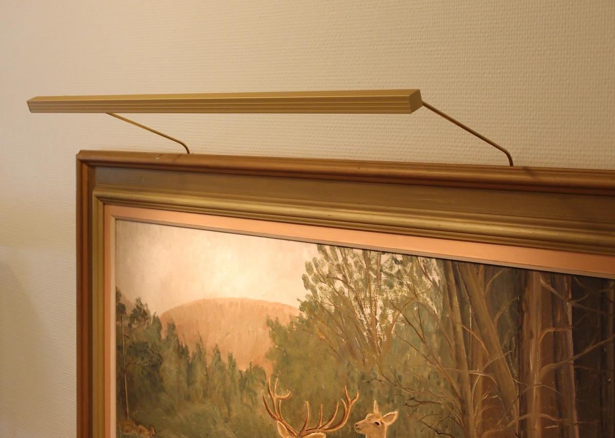 BLP BLP 117 voor lijstbreedte 25-50 cm schilderijverlichting - Goud