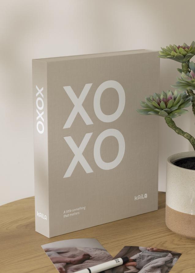 KAILA KAILA XOXO Greige - Coffee Table Photo Album (60 Zwarte zijden)
