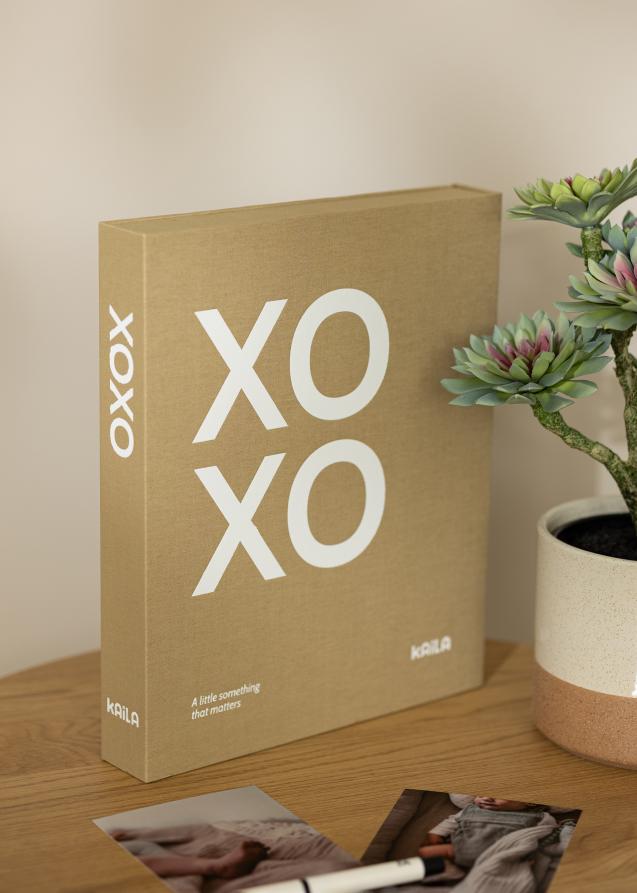 KAILA KAILA XOXO Vanilla - Coffee Table Photo Album (60 Zwarte zijden)