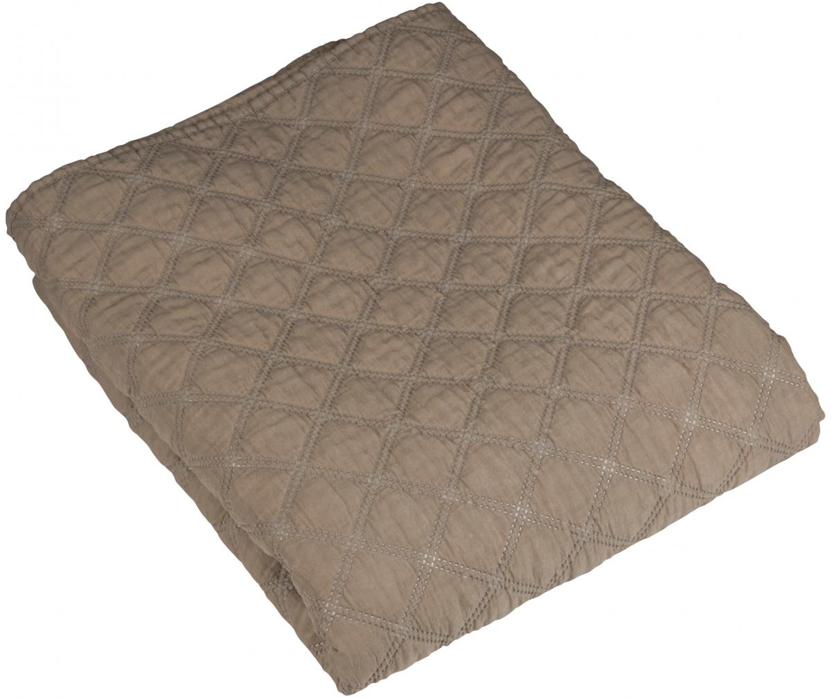 Fondaco Bedsprei Mondo Tweepersoonsbed 260x260 cm - Beige