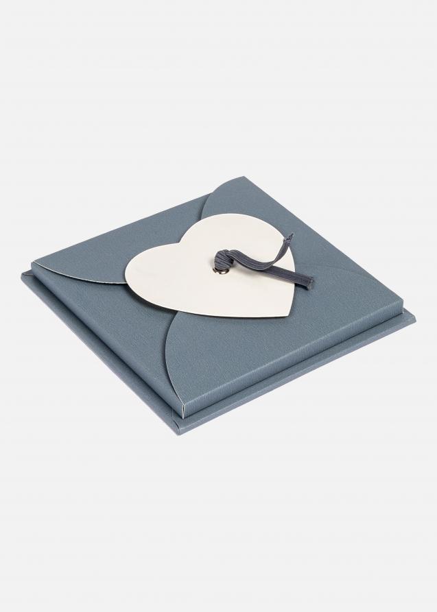 Walther PAC Leporello Heart Grijs - 11 Foto's van 10x10 cm