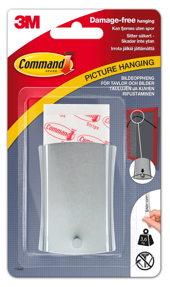 Penselgrossisten Hallström 3M Command Posterhaak metaal - 3,6 kg