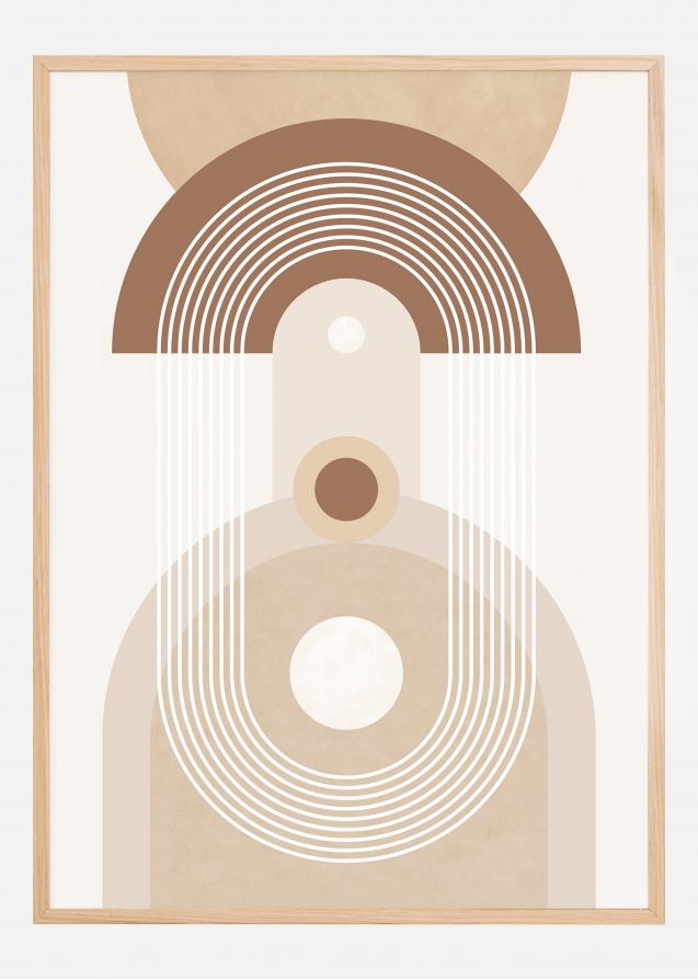 Bildverkstad Beige Mid Century Poster No.3 Poster