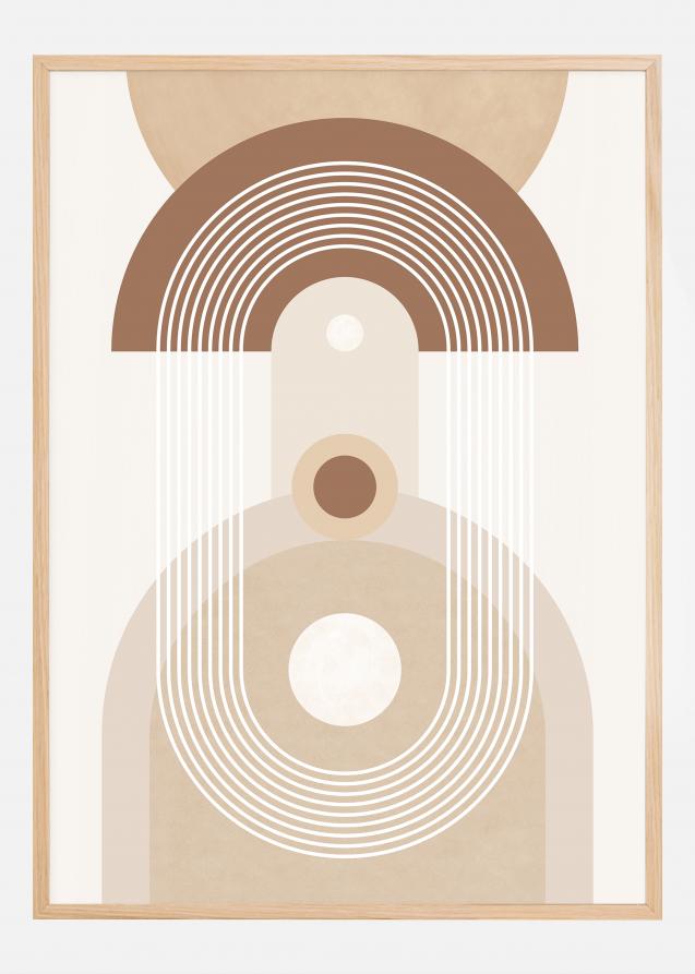 Bildverkstad Beige Mid Century Poster No.3 Poster