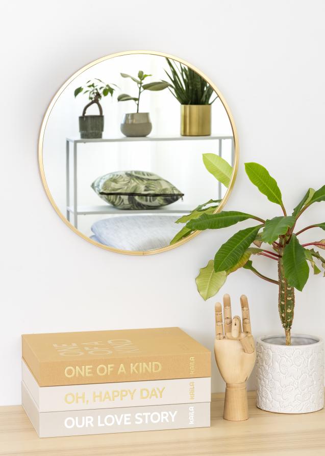 KAILA KAILA Round Mirror - Edge Gold 40 cm Ø