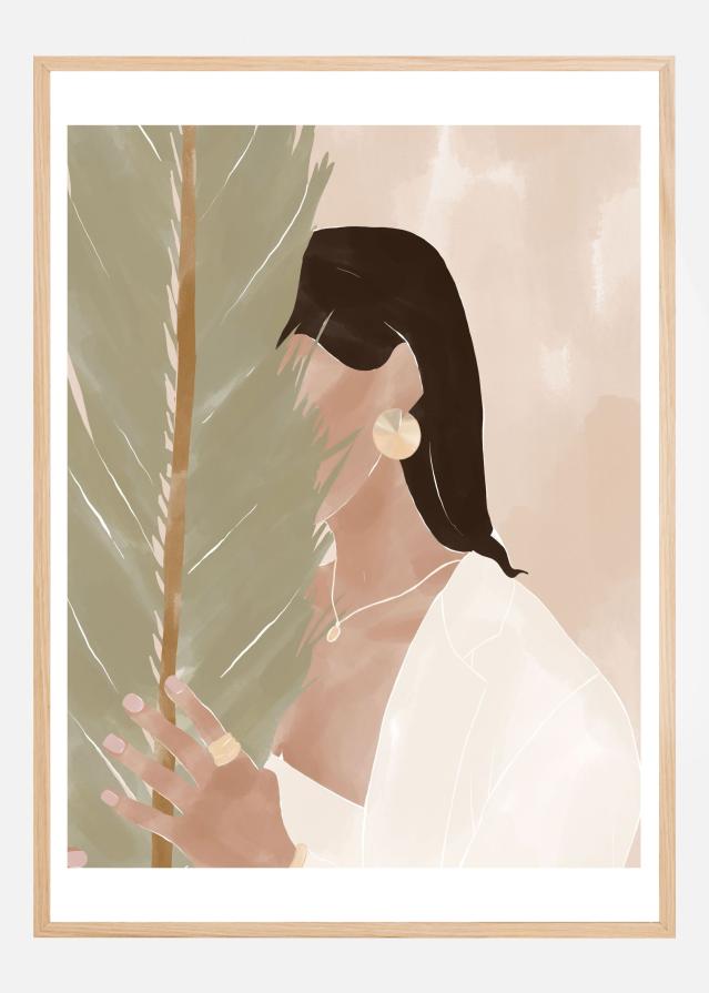 Bildverkstad Plant Girl Poster