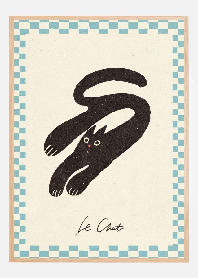 Bildverkstad Le Chat Poster