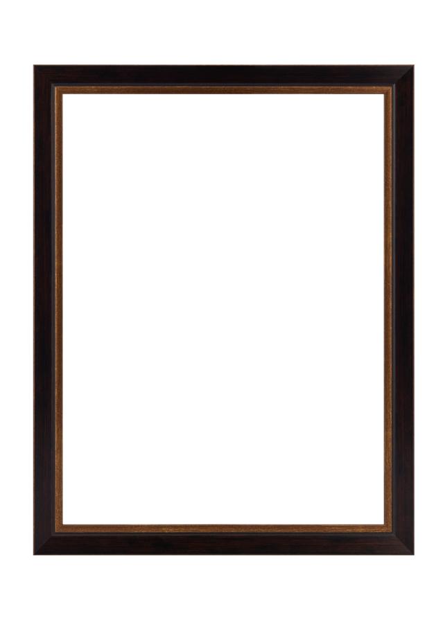 Jämtlands Ramfabrik Fotolijst Apex Acrylglas Black / Mahogany 21x29.7 cm (A4)