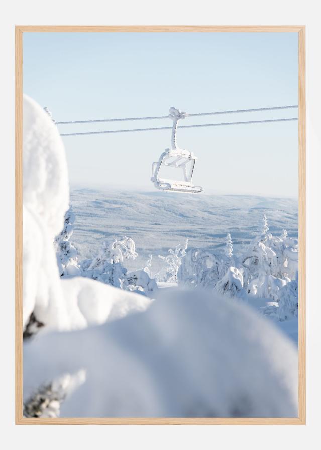 Bildverkstad Snowbound lift ride Poster