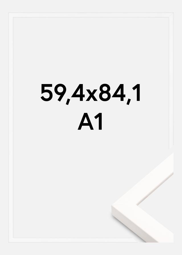 Jämtlands Ramfabrik Fotolijst Brooke Acrylglas Wit 59,4x84,1 cm (A1)