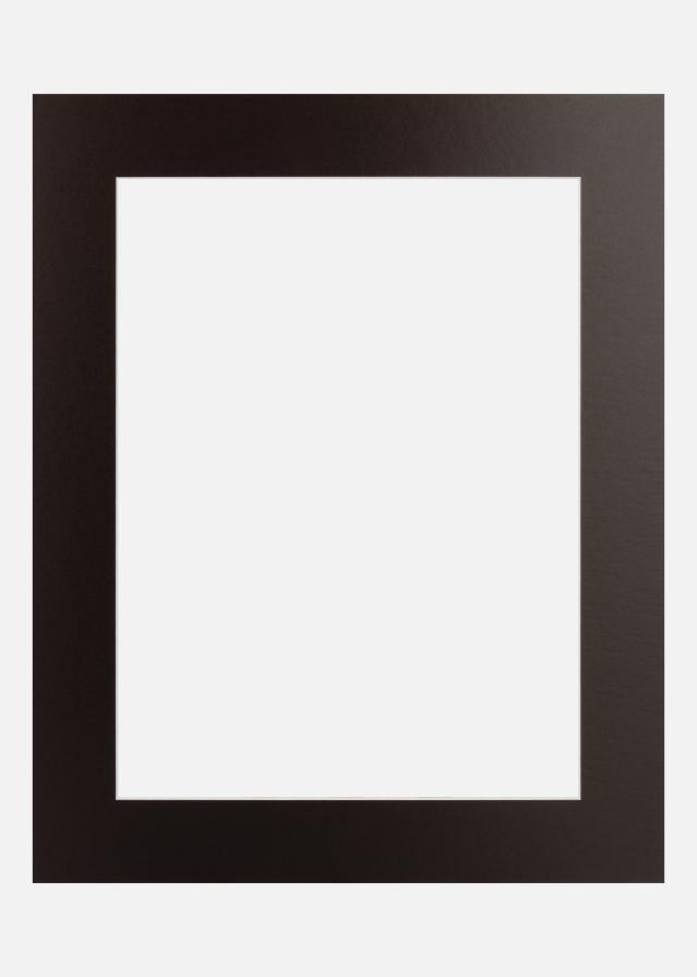 Jämtlands Ramfabrik Passepartout Oil-Rubbed Bronze Metal (Witte kern) 40x50 cm (29x39)