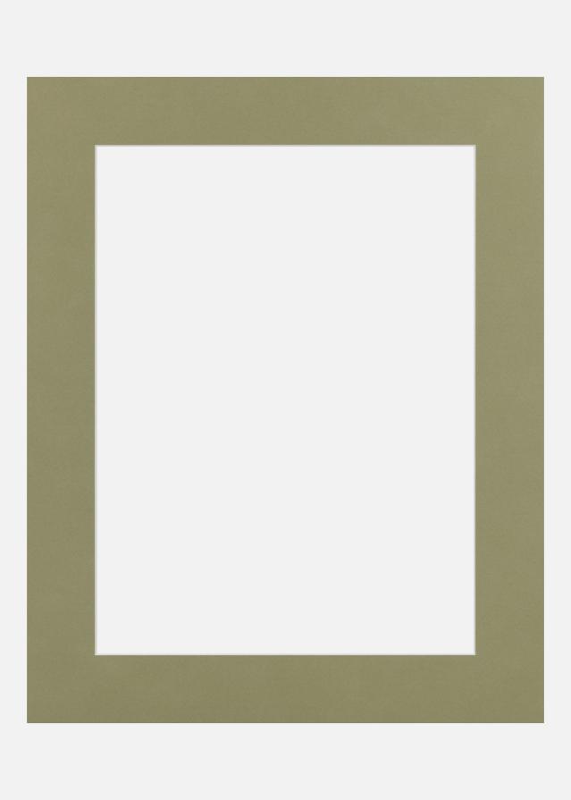 Jämtlands Ramfabrik Passepartout Guacamole (Witte kern) 50x70 cm (41x58,4 - A2)