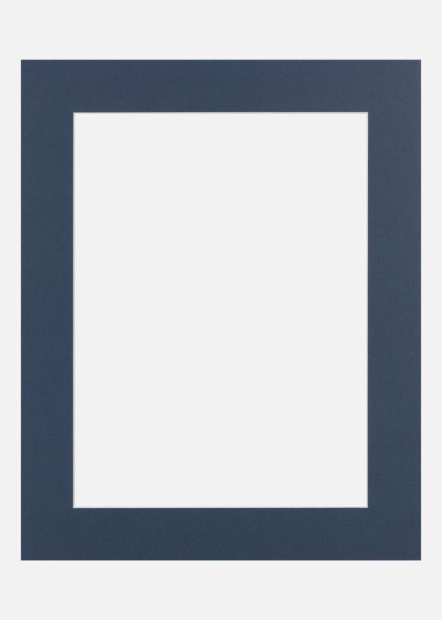 Jämtlands Ramfabrik Passepartout Blue Moon (Witte kern) 30x30 cm (19x19)