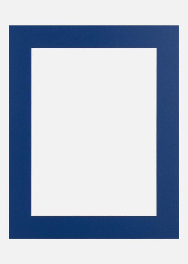 Jämtlands Ramfabrik Passepartout Flag Blue (Witte kern) 50x70 cm (41x58,4 - A2)