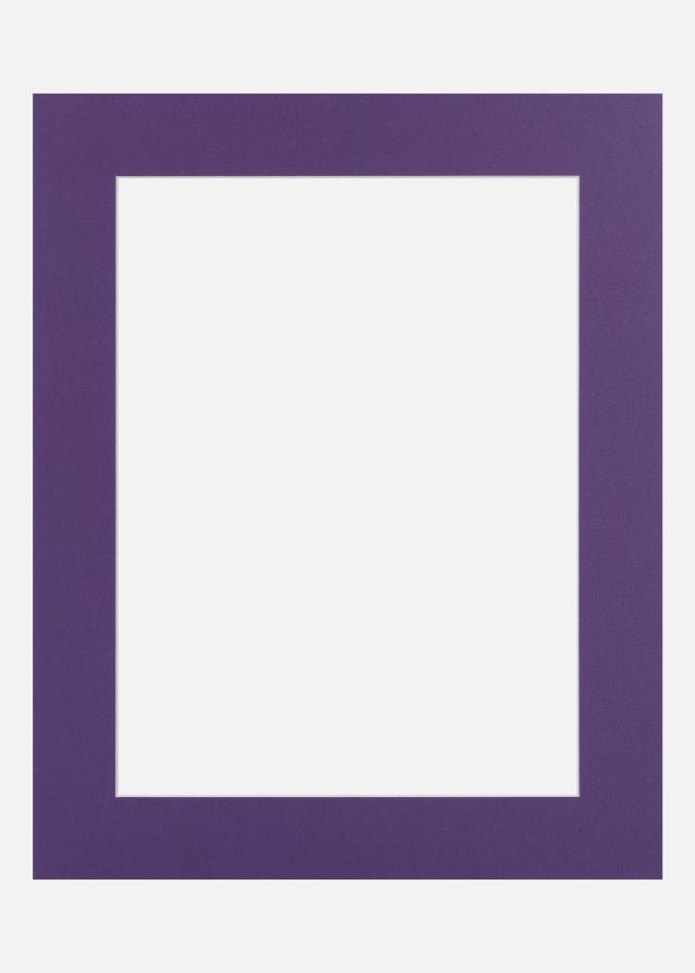 Jämtlands Ramfabrik Passepartout Purple Iris (Witte kern) 40x50 cm (28,7x41 - A3)