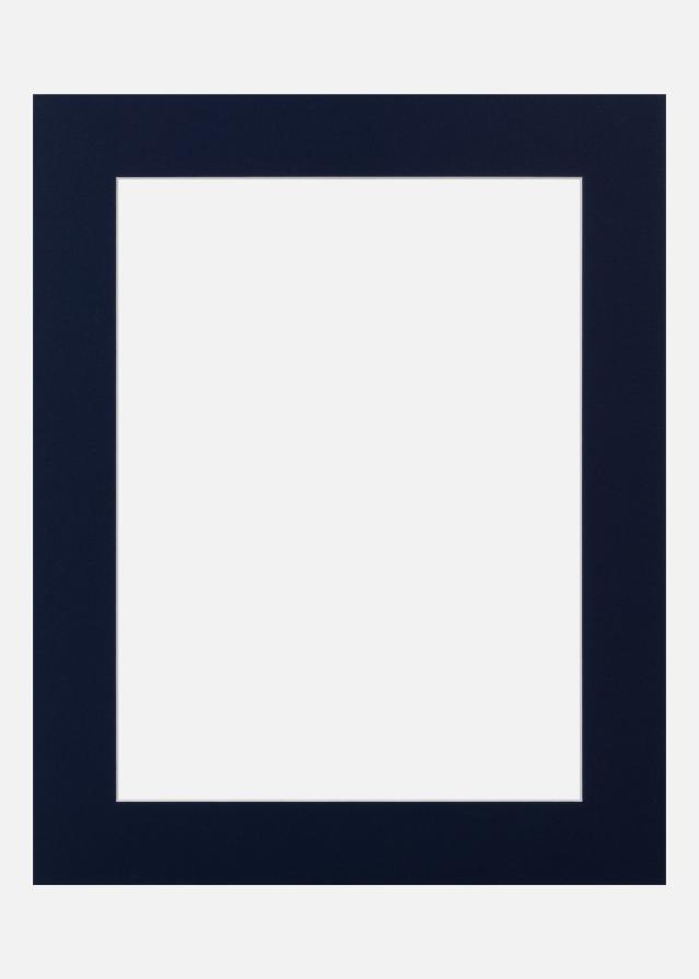 Jämtlands Ramfabrik Passepartout Deep Blue (Witte kern) 20x20 cm (14x14)