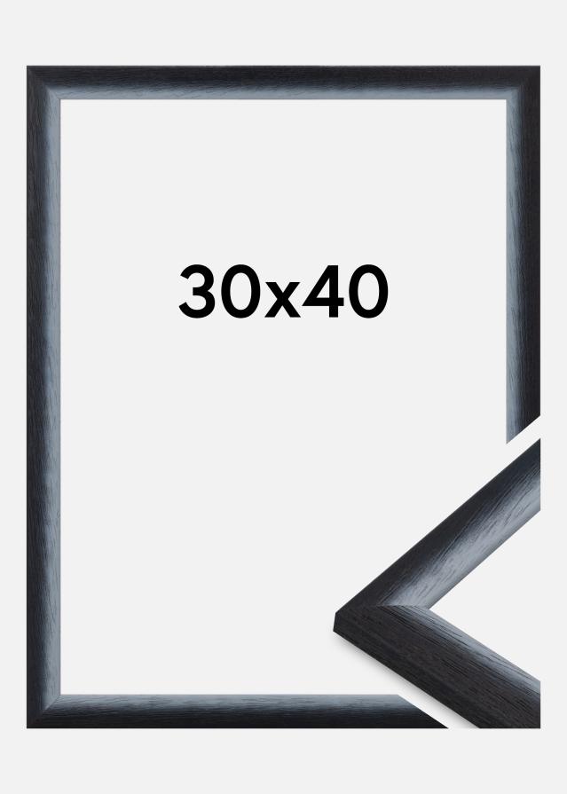 Jämtlands Ramfabrik Fotolijst Cornwall Acrylglas Zwart 30x40 cm