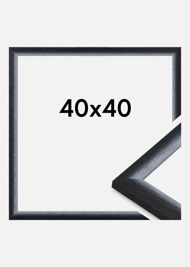 Jämtlands Ramfabrik Fotolijst Cornwall Acrylglas Zwart 40x40 cm