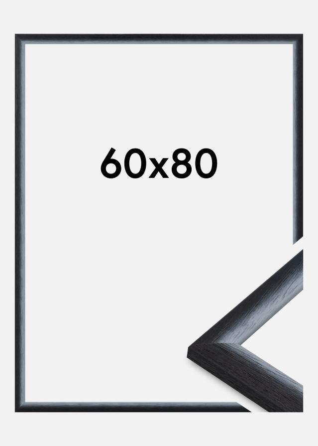 Jämtlands Ramfabrik Fotolijst Cornwall Acrylglas Zwart 60x80 cm