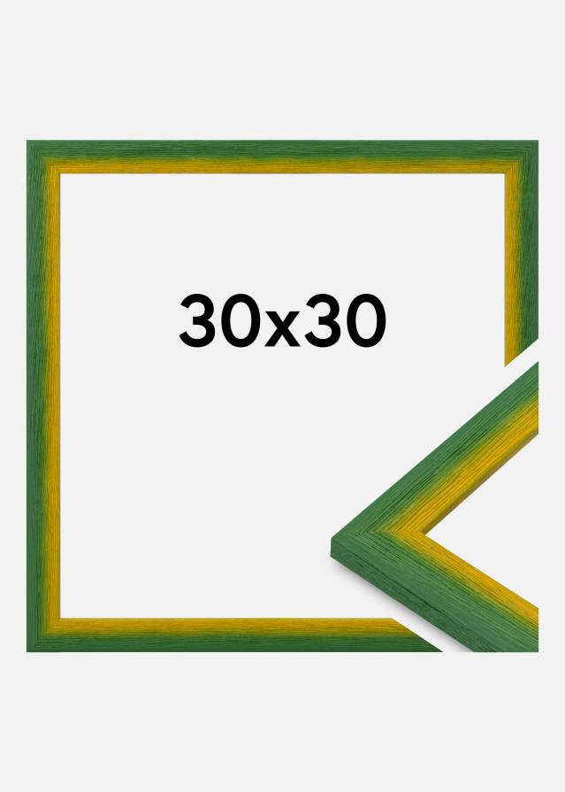 Jämtlands Ramfabrik Fotolijst Cornwall Acrylglas Groen 30x30 cm