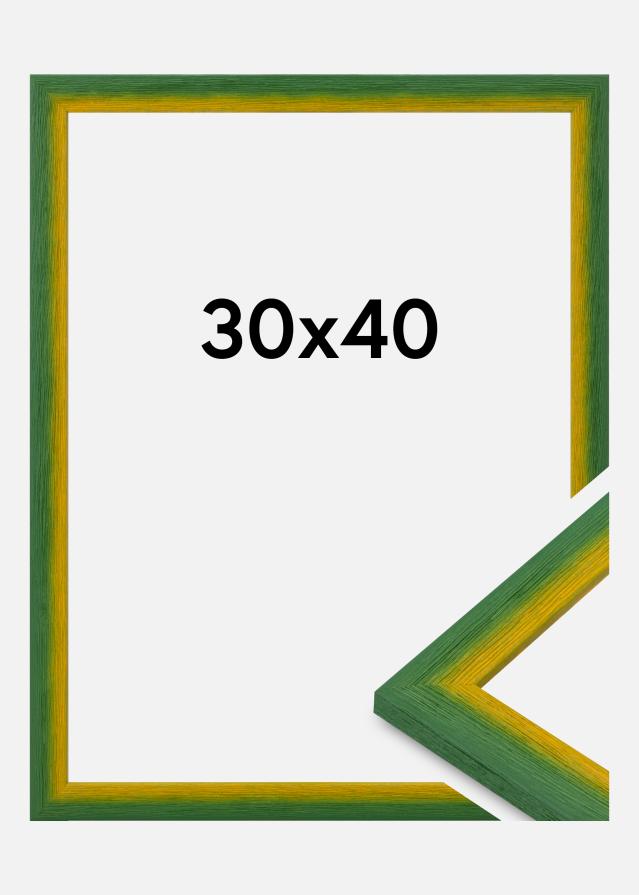 Jämtlands Ramfabrik Fotolijst Cornwall Acrylglas Groen 30x40 cm