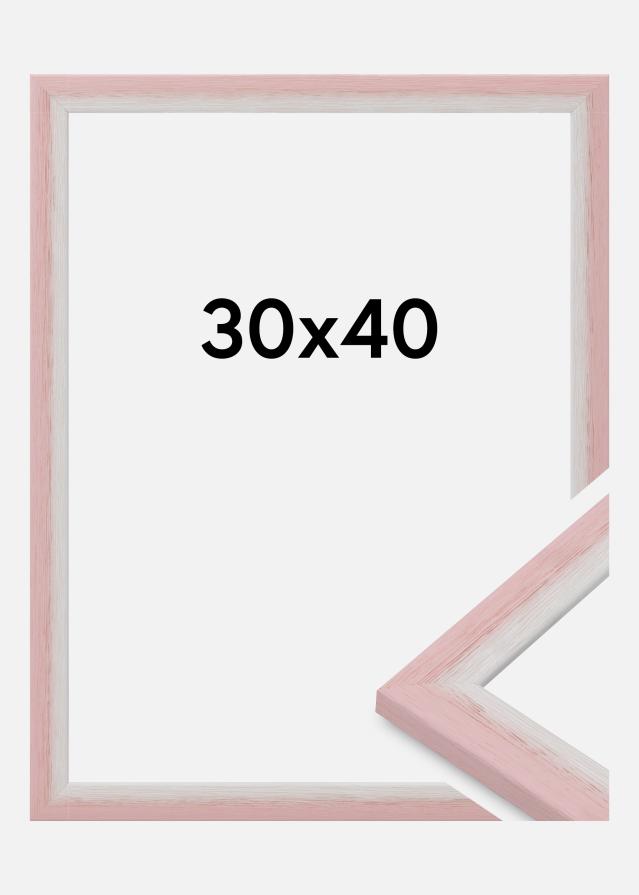 Jämtlands Ramfabrik Fotolijst Cornwall Acrylglas Roze 30x40 cm