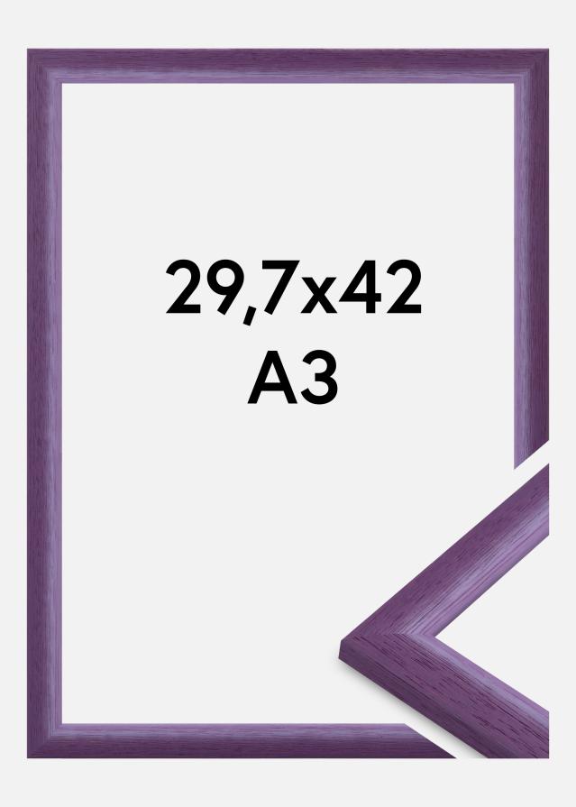 Jämtlands Ramfabrik Fotolijst Cornwall Acrylglas Paars 29,7x42 cm (A3)
