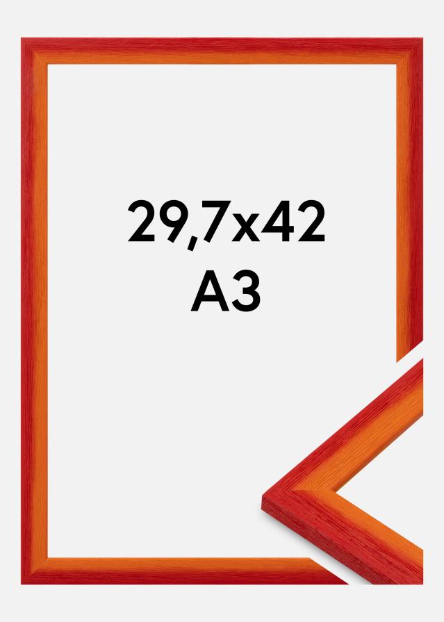 Jämtlands Ramfabrik Fotolijst Cornwall Acrylglas Rood 29,7x42 cm (A3)