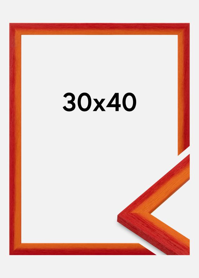 Jämtlands Ramfabrik Fotolijst Cornwall Acrylglas Rood 30x40 cm